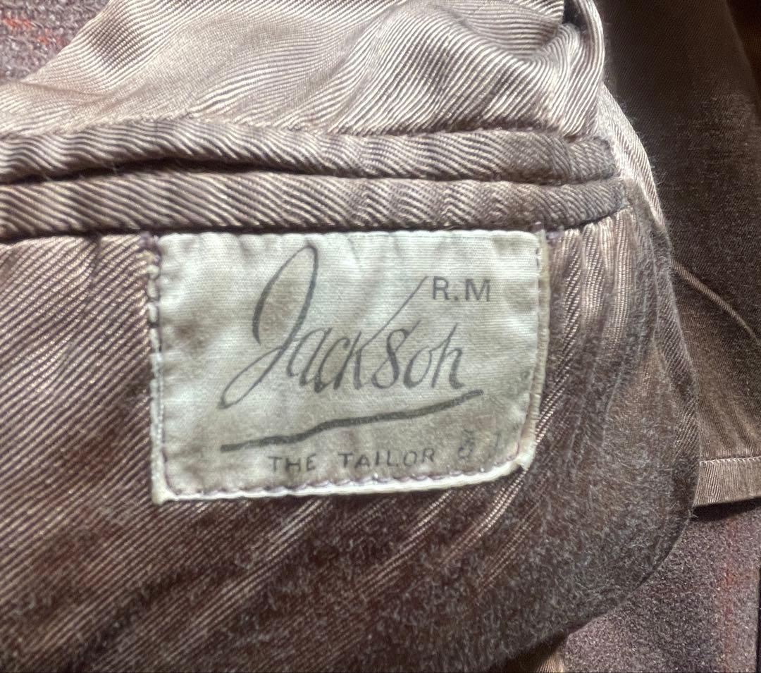 40's 英国製CC41ウィンドウペン柄 ダブルブレストチェスターコート