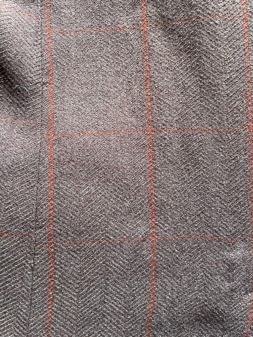 40's 英国製CC41ウィンドウペン柄 ダブルブレストチェスターコート