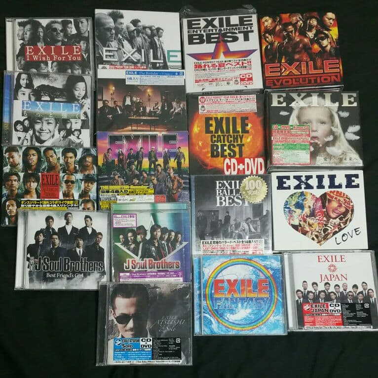 EXILE 二代目JSB 三代目JSB シングル&アルバム17セット
