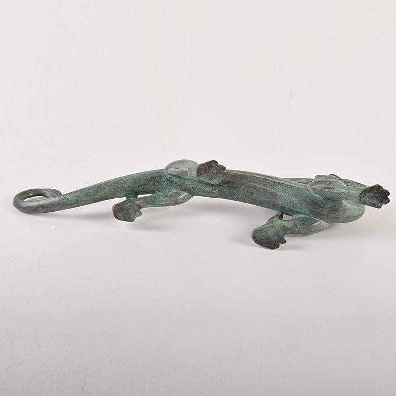 @わんわん　山本雲涛作　青銅　龍　置物　共箱　M　R7839