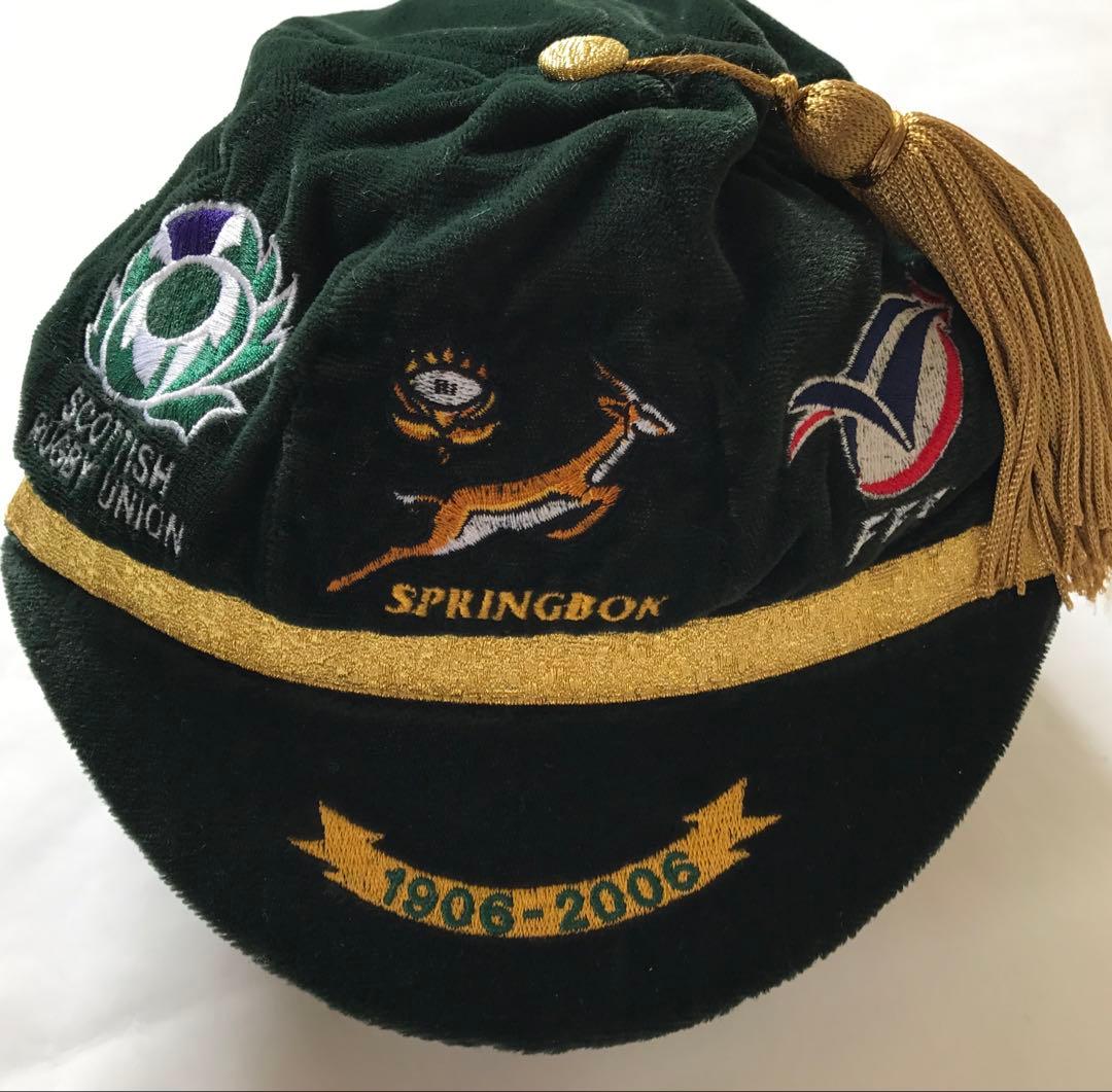 ラグビー　南アフリカ スプリングボクス1906-2006 100周年記念キャップ