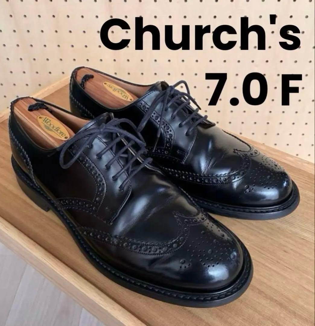 【美品】 Church's シャノン型　103ラスト ウイングチップ　70 F