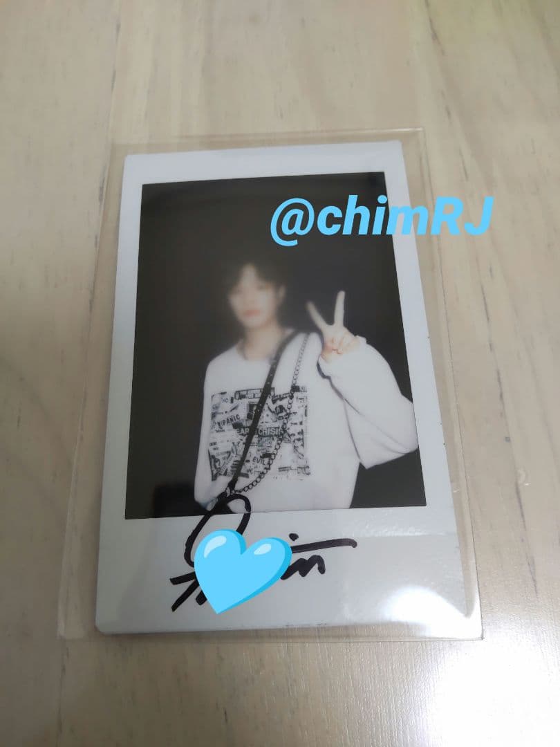 スキズ　スンミン　直筆サイン入りチェキ