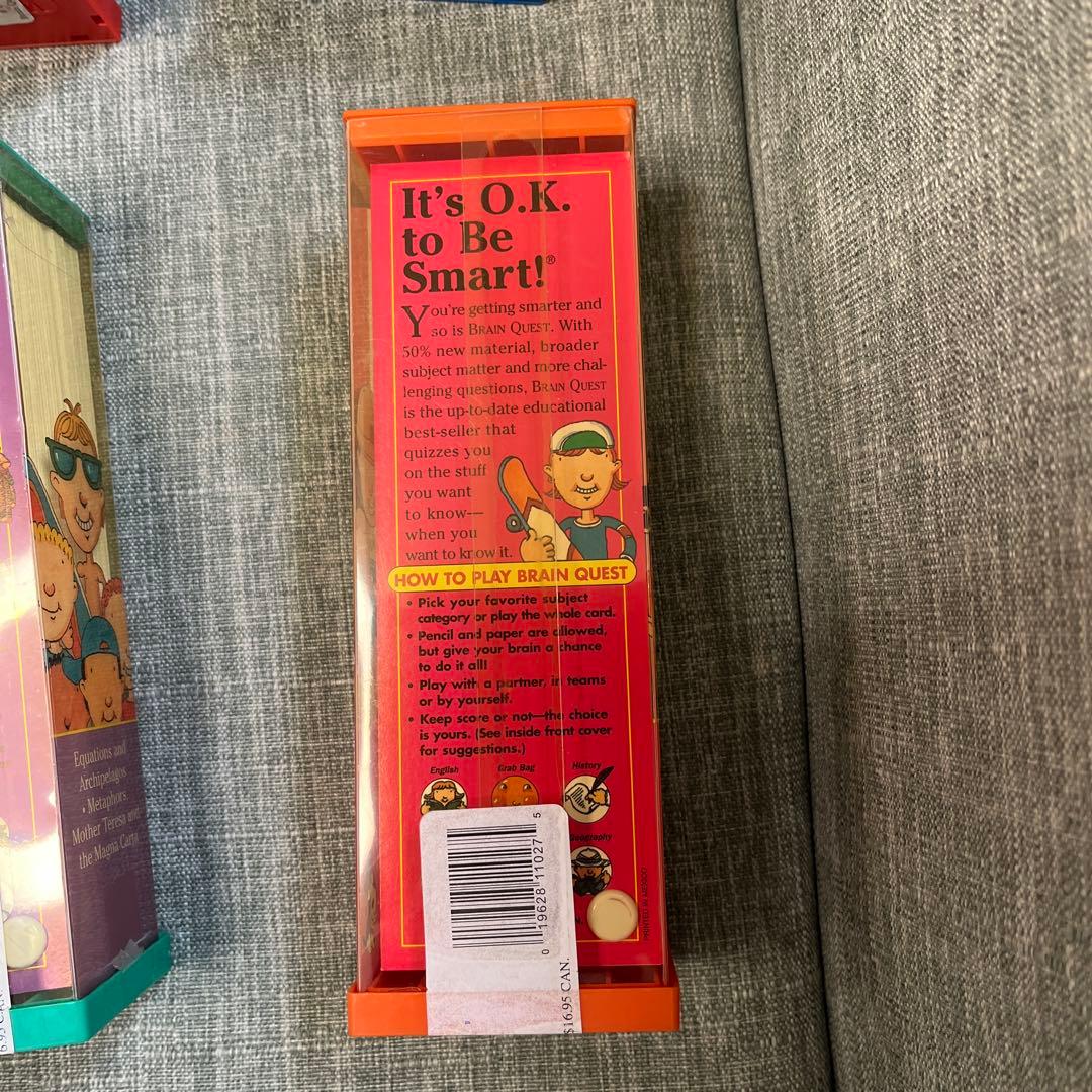 英語教材Brain Quest クイズカード英語7歳から13歳全て英語　難問