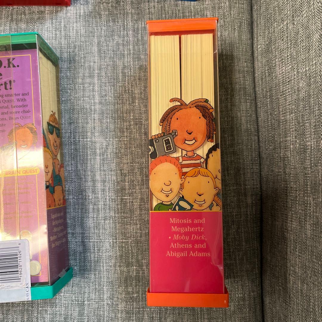 英語教材Brain Quest クイズカード英語7歳から13歳全て英語　難問