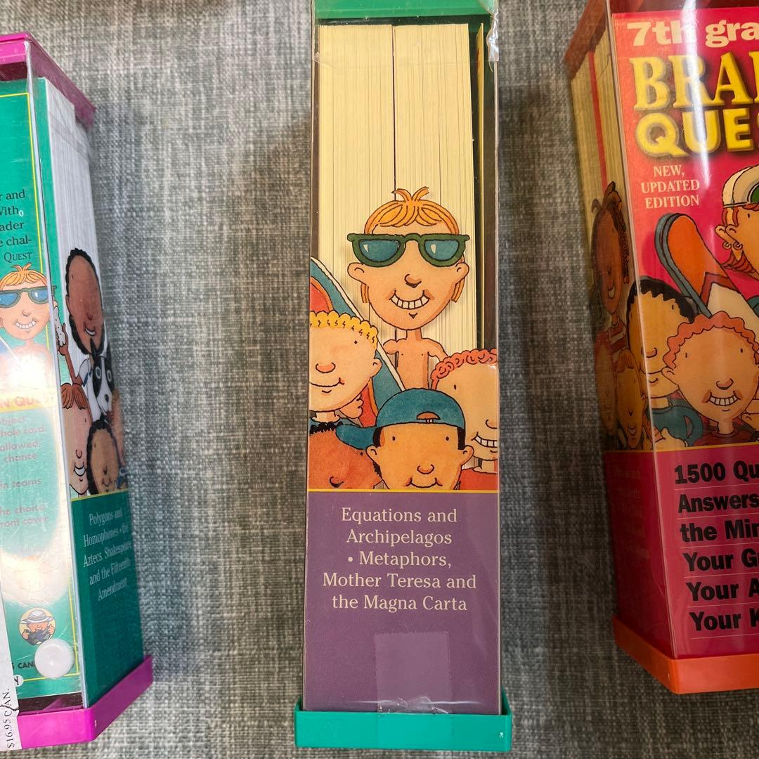 英語教材Brain Quest クイズカード英語7歳から13歳全て英語　難問