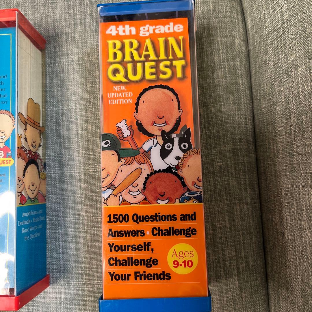英語教材Brain Quest クイズカード英語7歳から13歳全て英語　難問