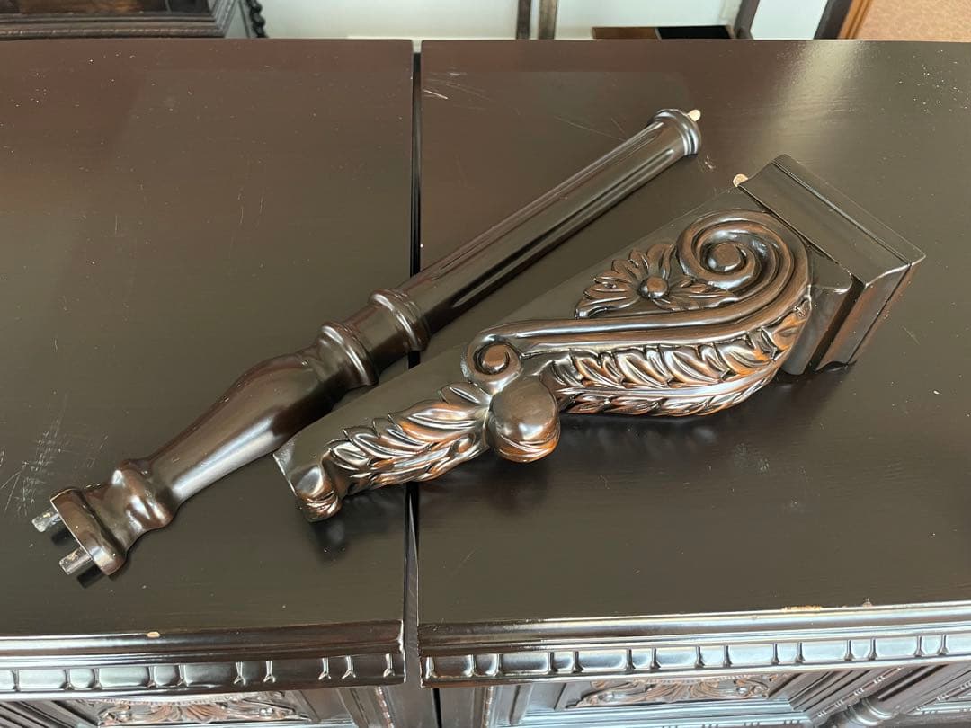 カウンター フラットトップカウンターテーブル アンティーク 店舗什器