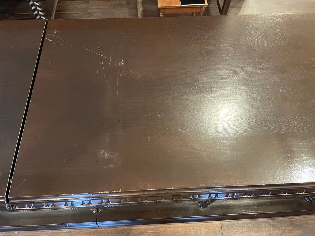 カウンター フラットトップカウンターテーブル アンティーク 店舗什器