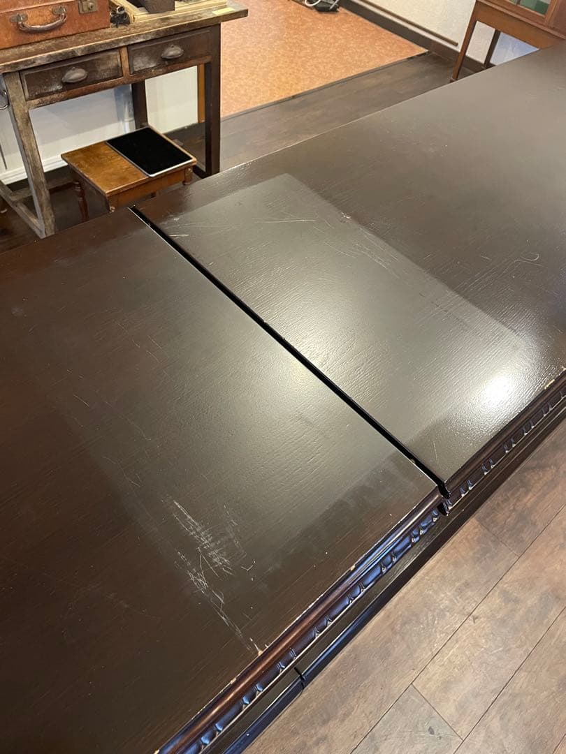 カウンター フラットトップカウンターテーブル アンティーク 店舗什器