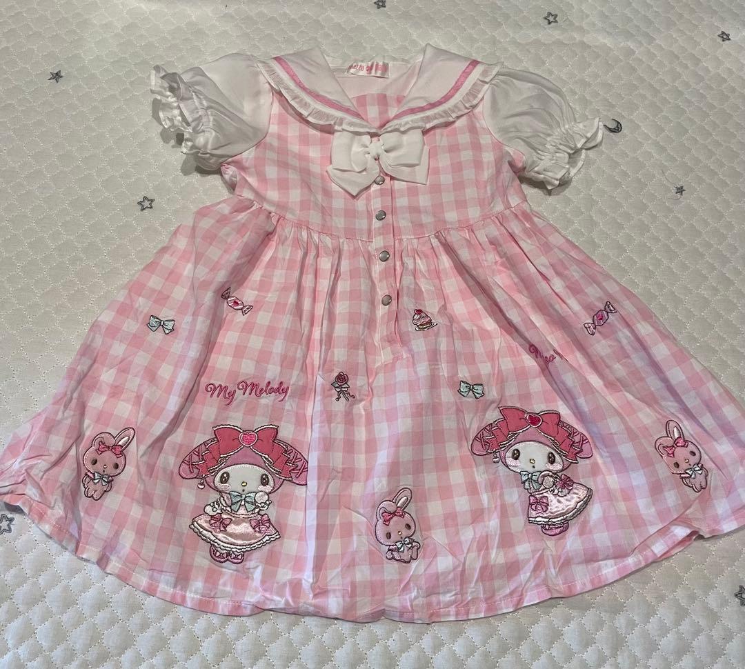 メゾピアノ　マイメロワンピース