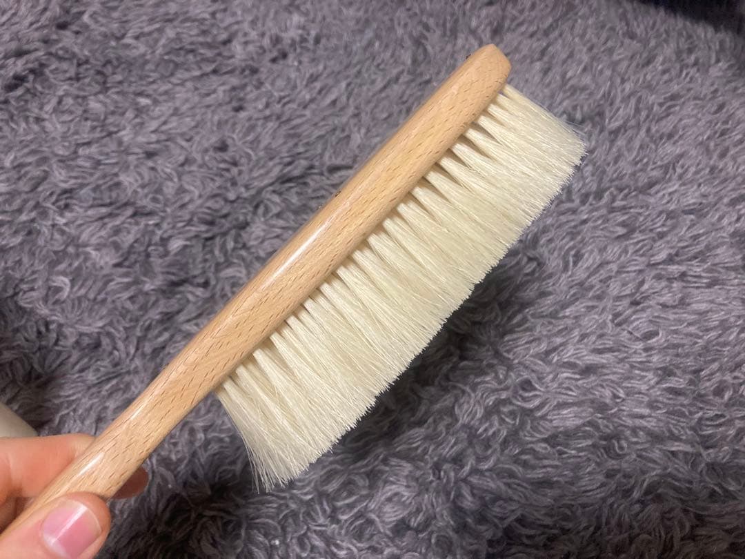 ブラシの平野 手植えカシミア 洋服ブラシ