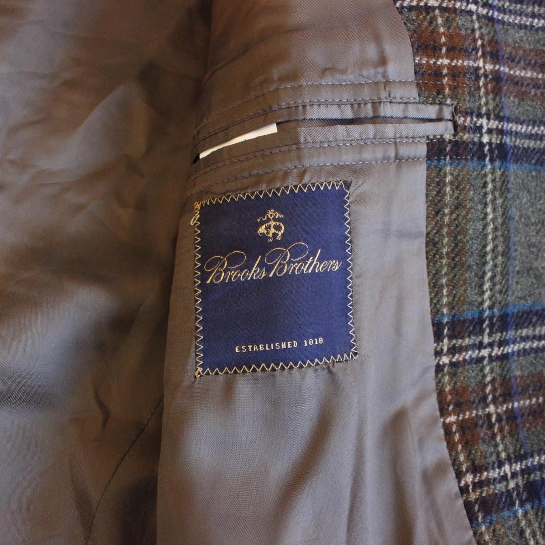 ブルックスブラザーズ ツイードテーラードジャケット クルミボタン 42REG