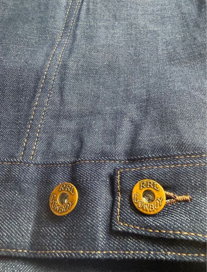 RRL デニム　ジャケット　リジッド　セルビッジ　LEE101Jタイプ