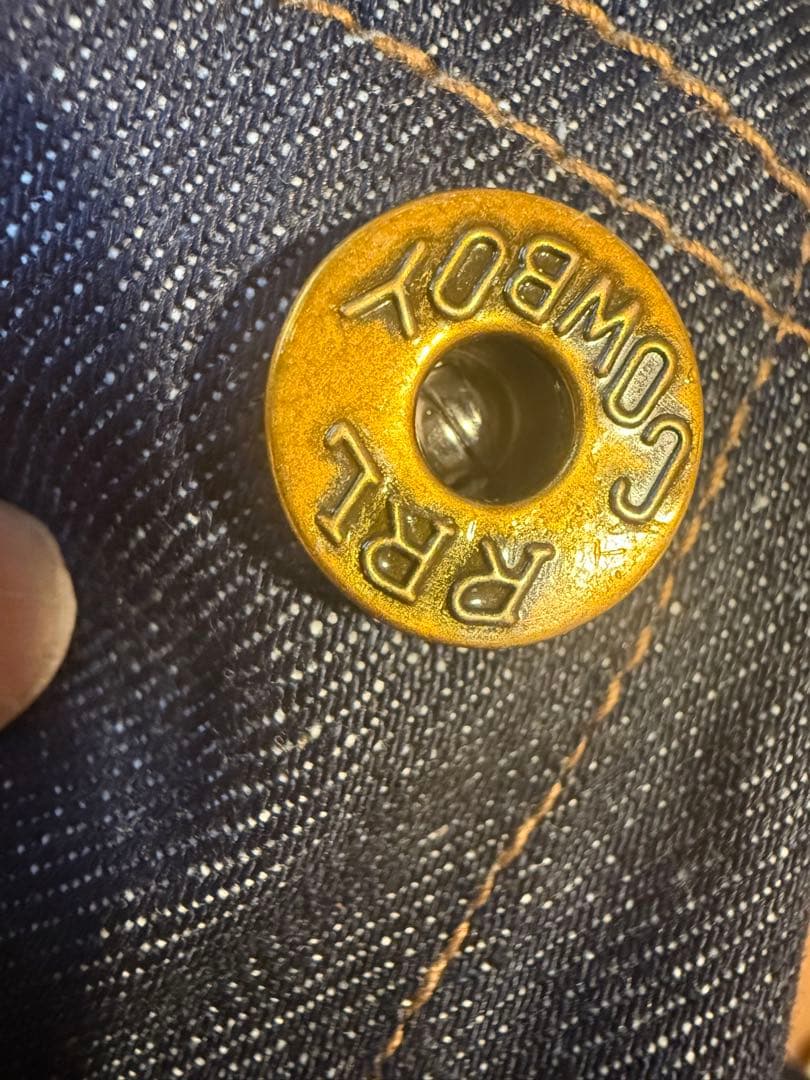 RRL デニム　ジャケット　リジッド　セルビッジ　LEE101Jタイプ