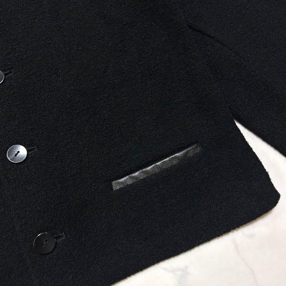 美品 ギャルリーヴィー ファインブークレー クルーネック ジャケット ウール