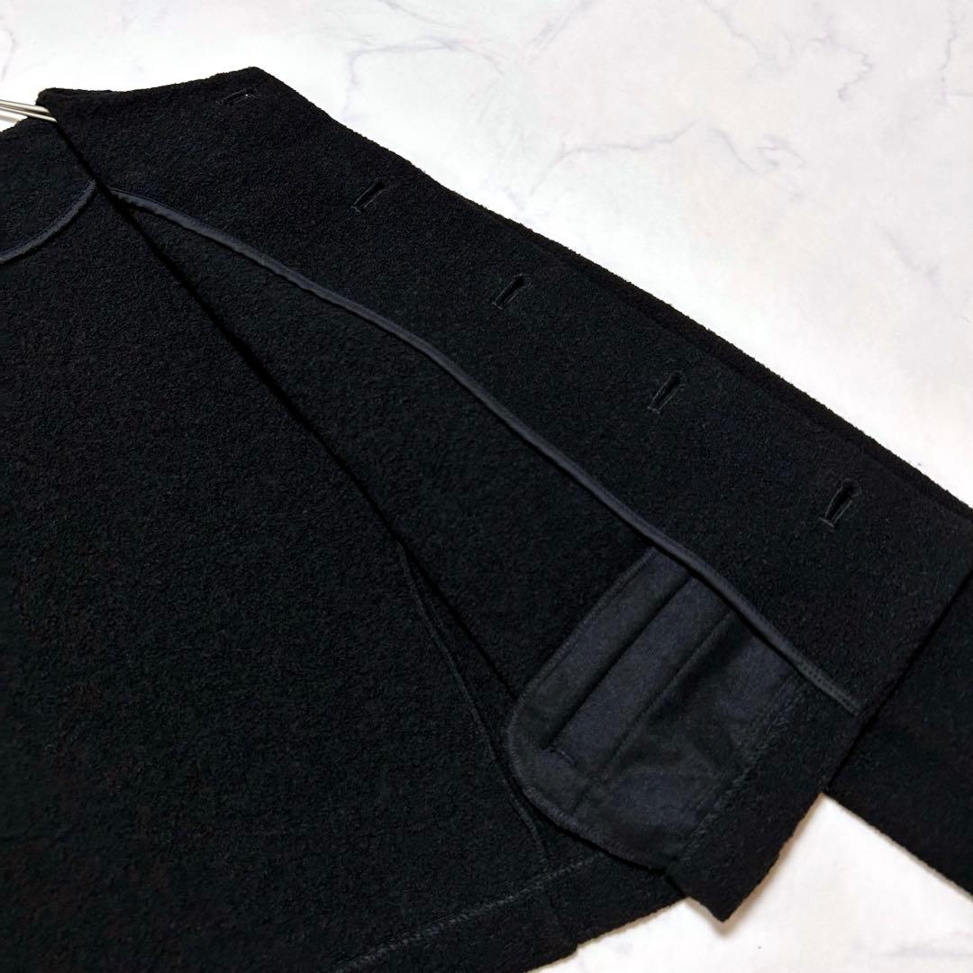 美品 ギャルリーヴィー ファインブークレー クルーネック ジャケット ウール