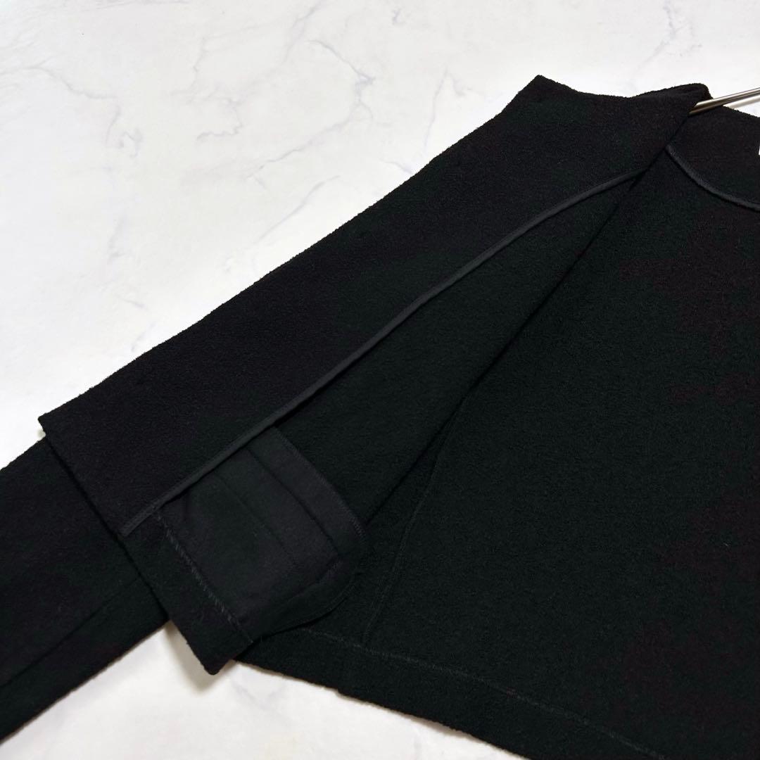 美品 ギャルリーヴィー ファインブークレー クルーネック ジャケット ウール