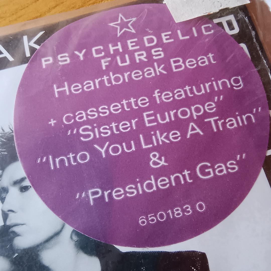 洋楽 Heartbreak Beat 7\"+c/Phychedelic Furs