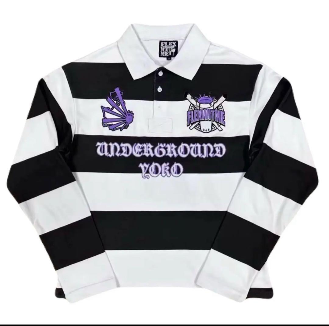 flex wit me長袖ポロシャツ