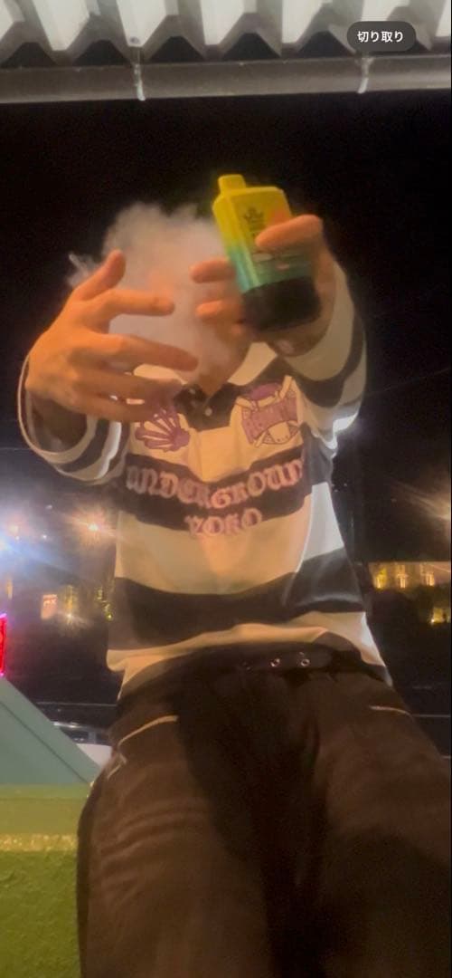 flex wit me長袖ポロシャツ