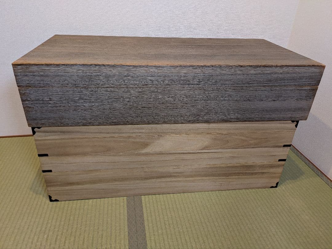 桐箱　衣装箱　ケース　2個セット