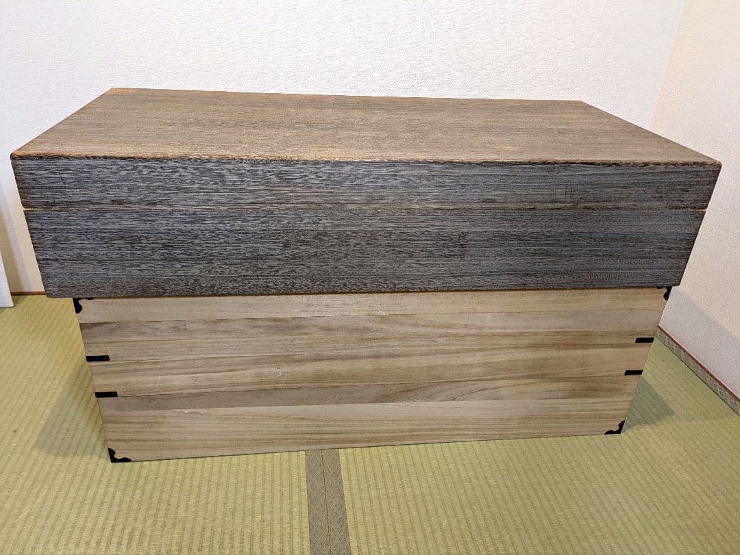 桐箱　衣装箱　ケース　2個セット