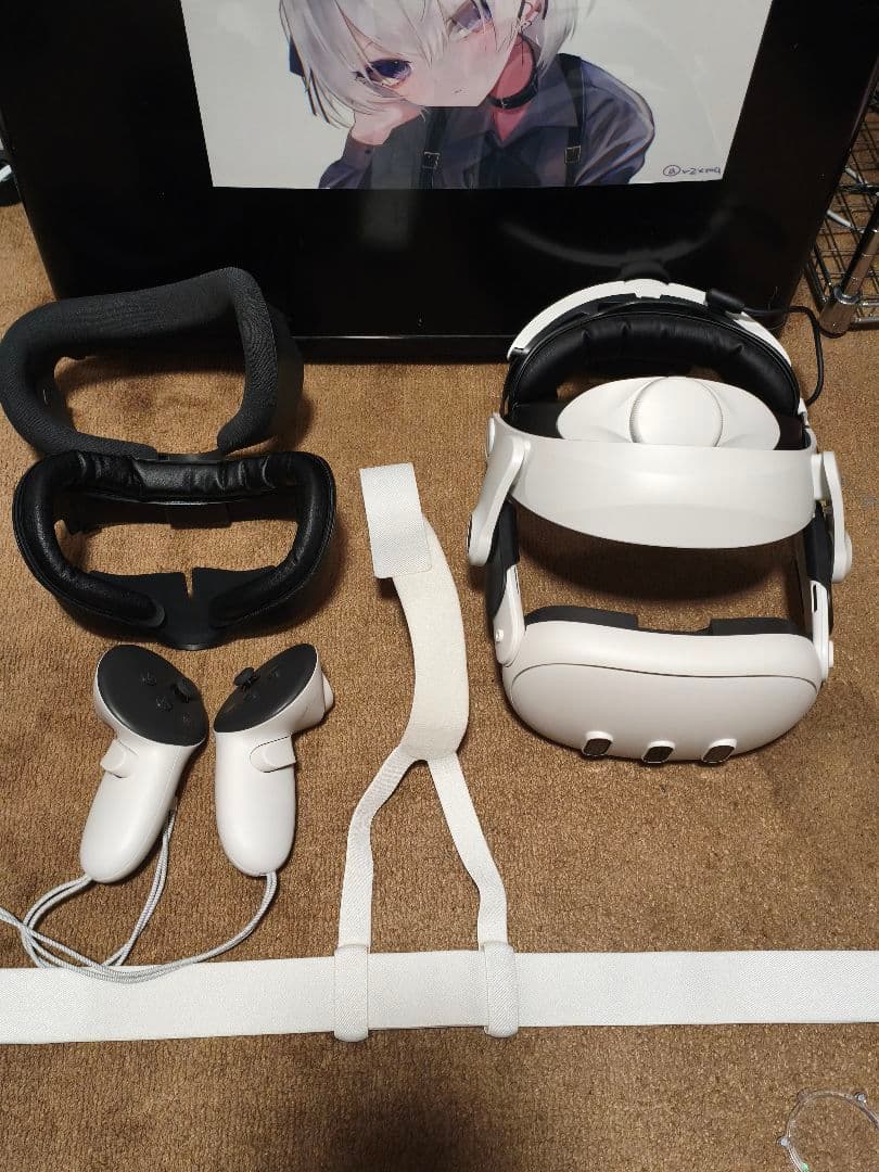 動作確認/初期化済  Quest 3 128GB VRヘッドセット