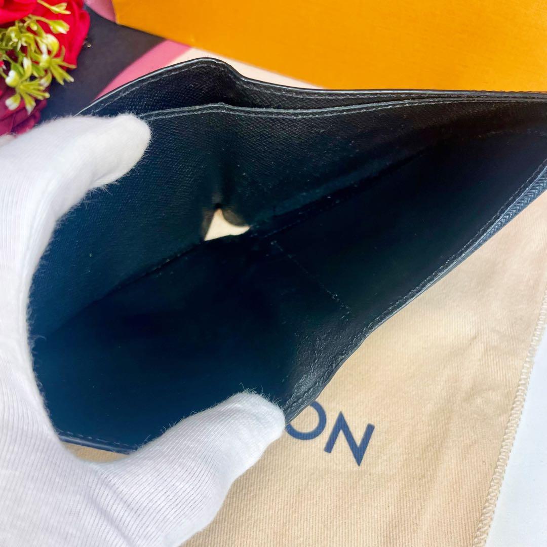 ✨新型✨ルイヴィトン ポルトフォイユマルコ NM エピ ノワール 2つ折り財布