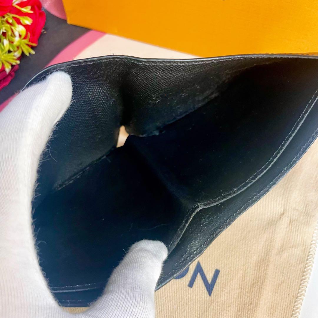 ✨新型✨ルイヴィトン ポルトフォイユマルコ NM エピ ノワール 2つ折り財布