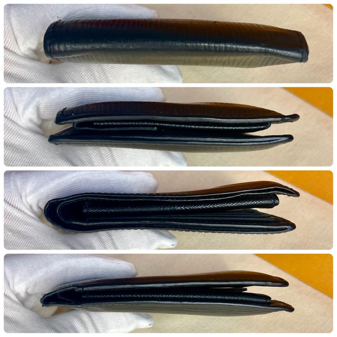 ✨新型✨ルイヴィトン ポルトフォイユマルコ NM エピ ノワール 2つ折り財布