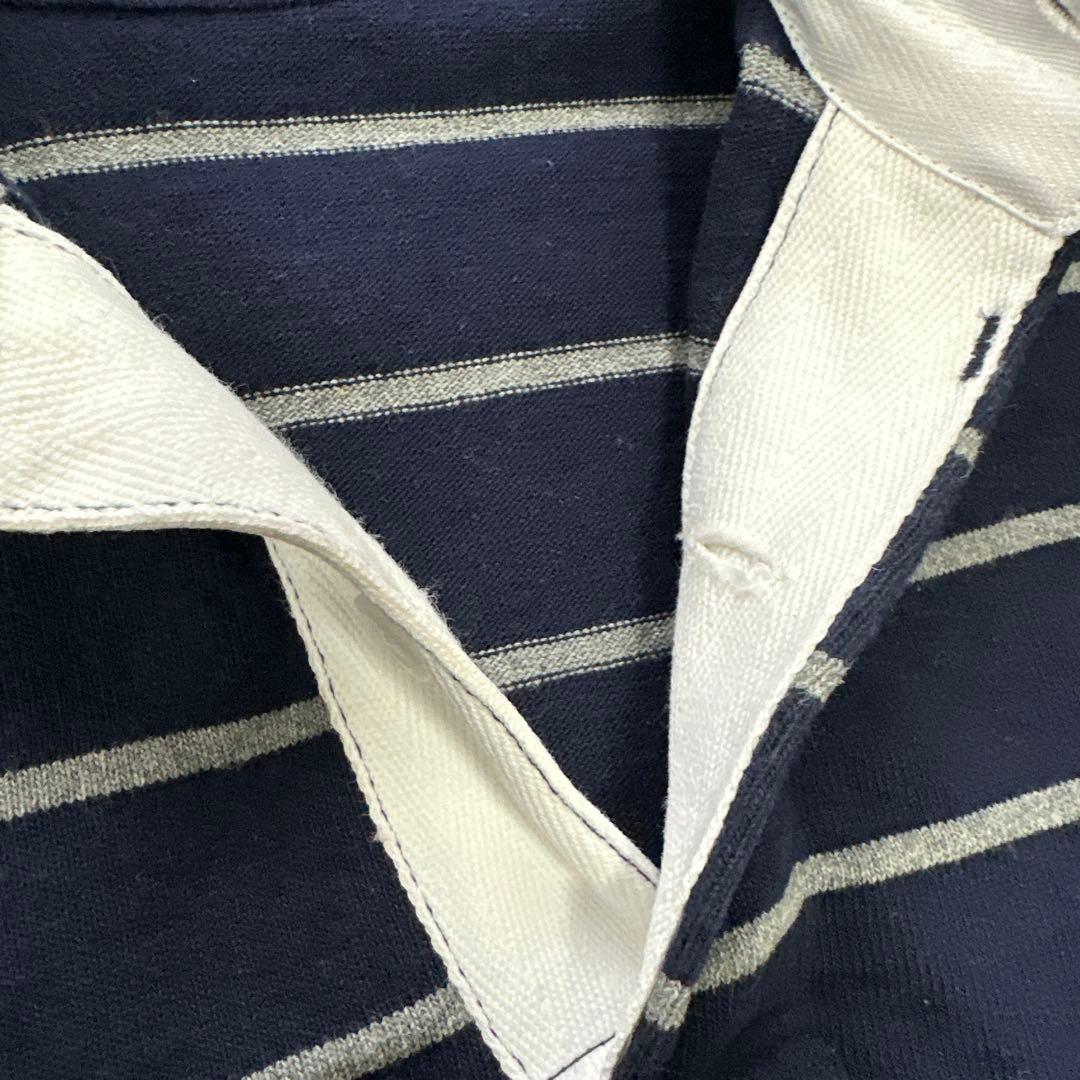 SHIPS 別注 ラグビーカラー　ロングスリーブシャツ　復刻旧タグ XL