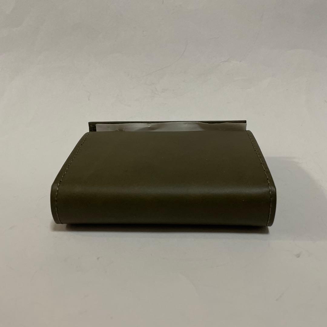 m+ エムピウ ミッレフォッリエ2 P25 グリージョ　折り財布　緑系　新品
