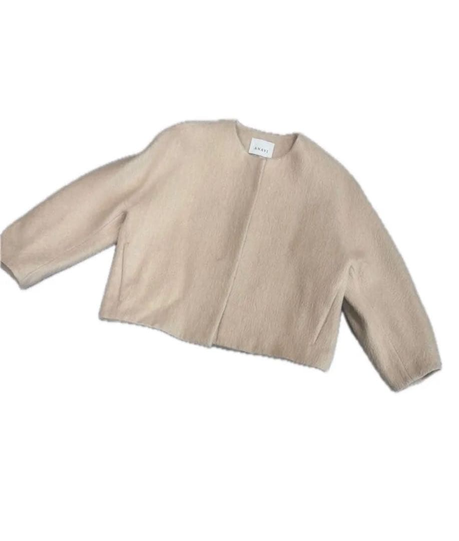美品✨アナイ ANAYI アルパカ　シャギー　コート