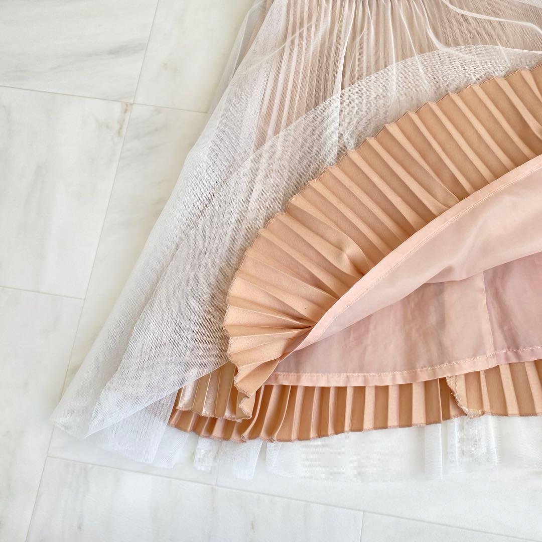 大人気!!白×ベージュフォーマル♡130入学 卒園 ⋈女の子 アンサンブル