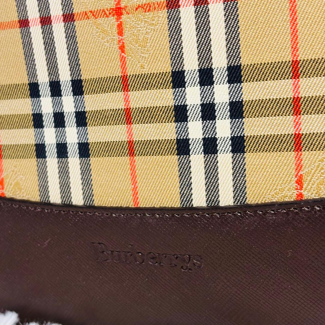Burberry ヴィンテージ トートバッグ シャドーホース ノヴァチェック