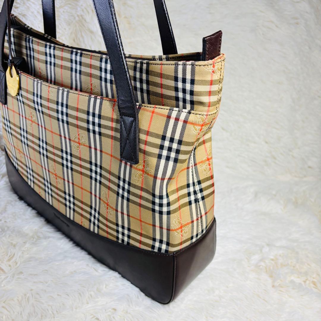 Burberry ヴィンテージ トートバッグ シャドーホース ノヴァチェック