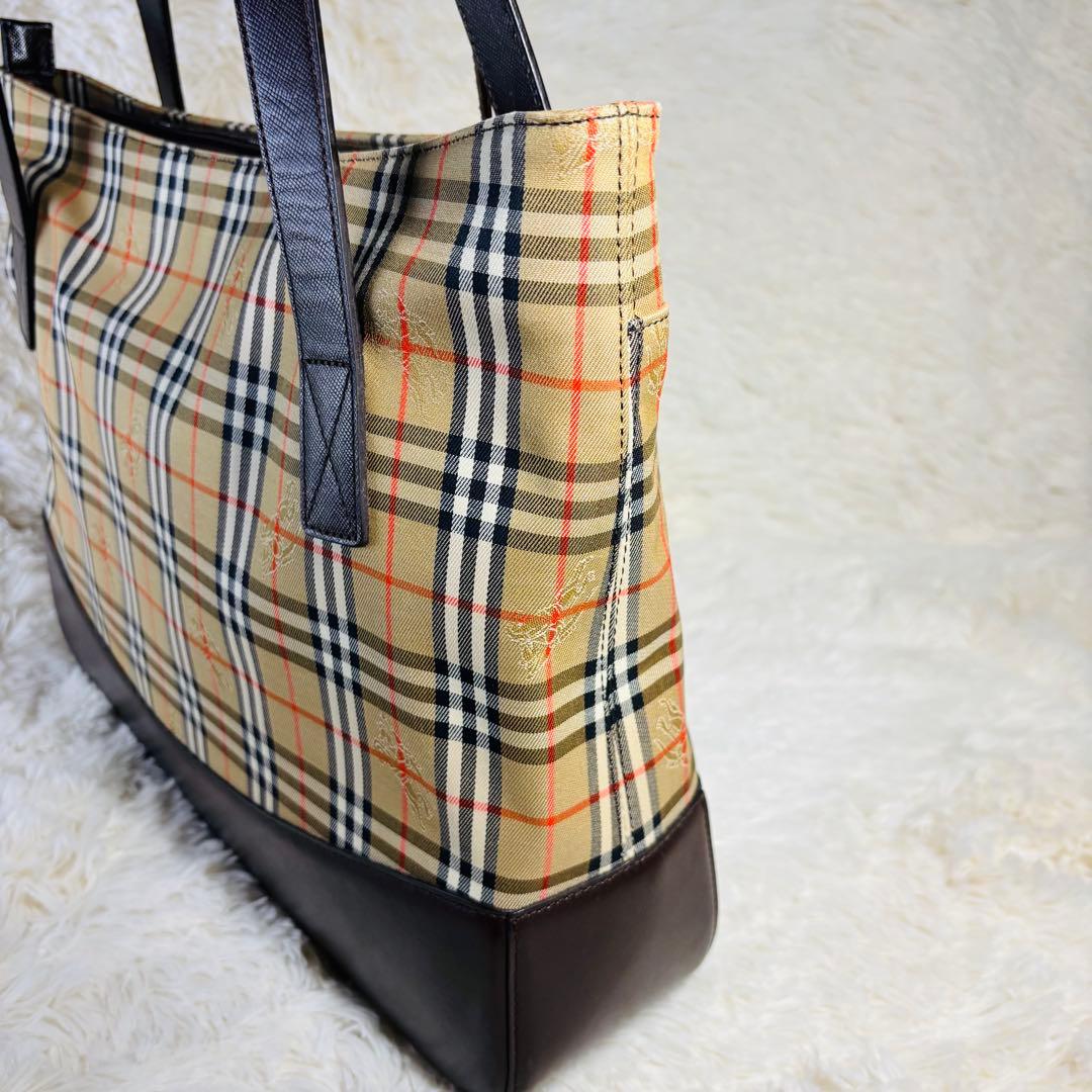 Burberry ヴィンテージ トートバッグ シャドーホース ノヴァチェック