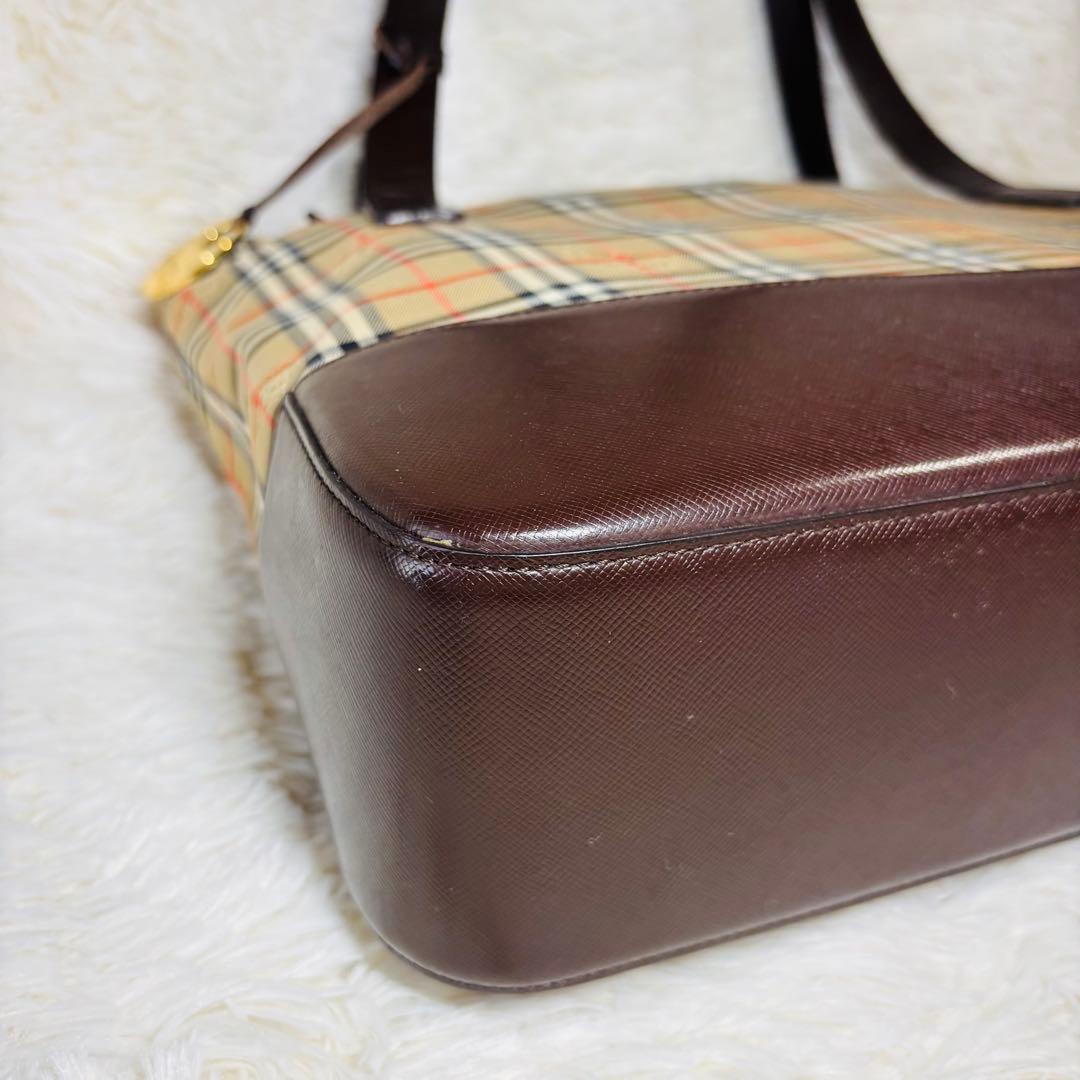 Burberry ヴィンテージ トートバッグ シャドーホース ノヴァチェック