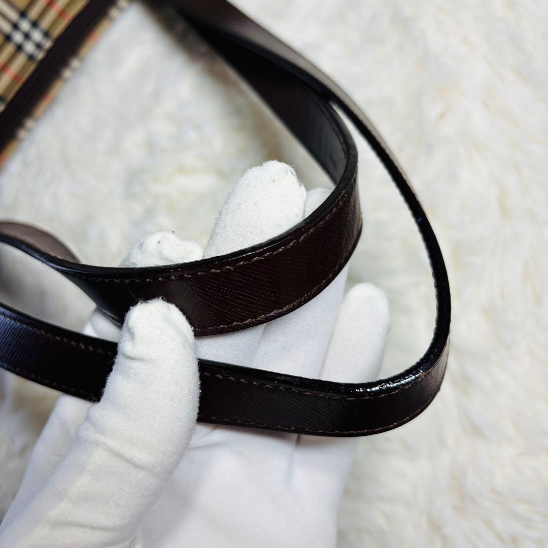 Burberry ヴィンテージ トートバッグ シャドーホース ノヴァチェック