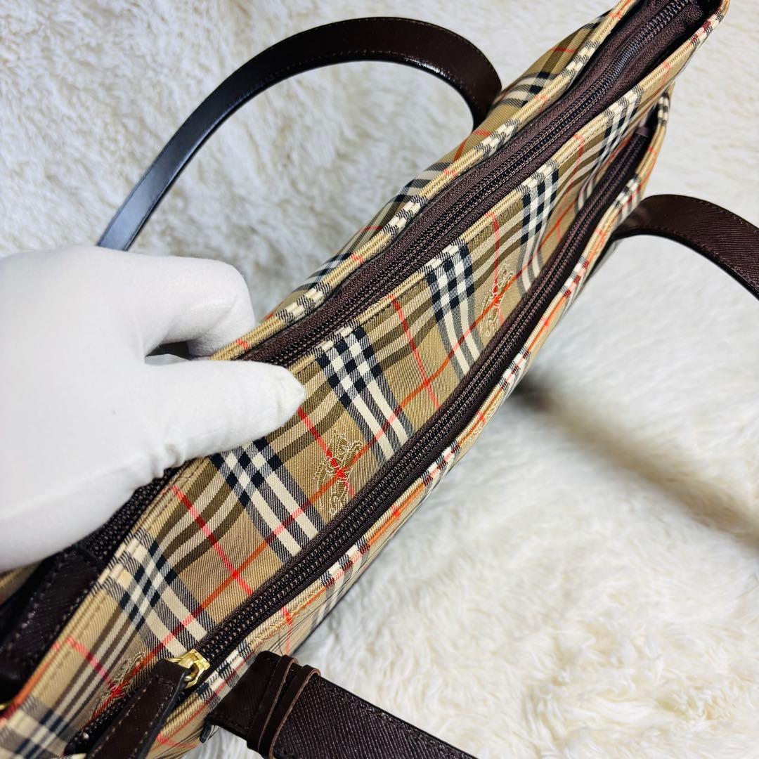 Burberry ヴィンテージ トートバッグ シャドーホース ノヴァチェック
