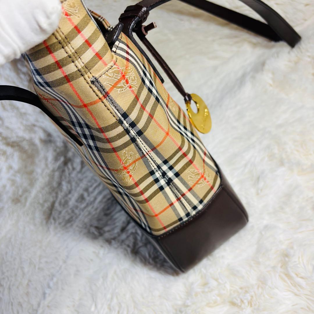 Burberry ヴィンテージ トートバッグ シャドーホース ノヴァチェック