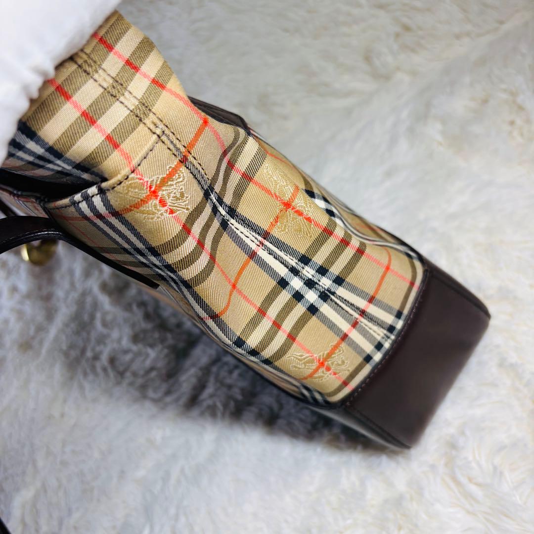 Burberry ヴィンテージ トートバッグ シャドーホース ノヴァチェック