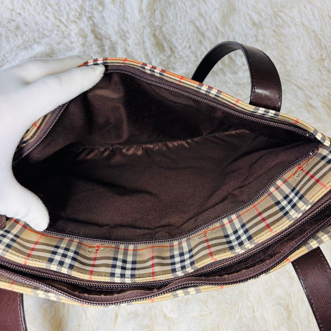 Burberry ヴィンテージ トートバッグ シャドーホース ノヴァチェック