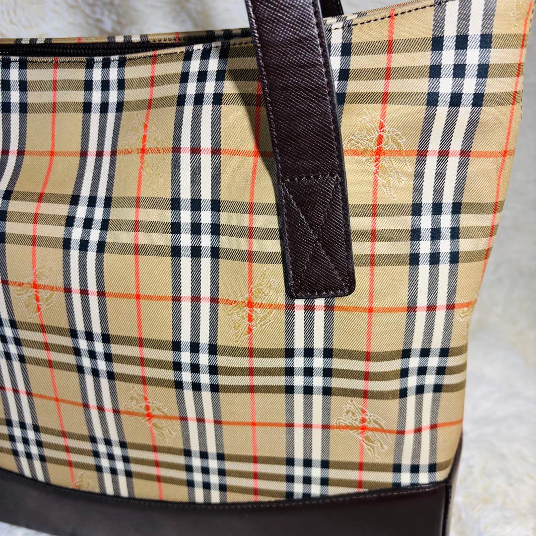 Burberry ヴィンテージ トートバッグ シャドーホース ノヴァチェック