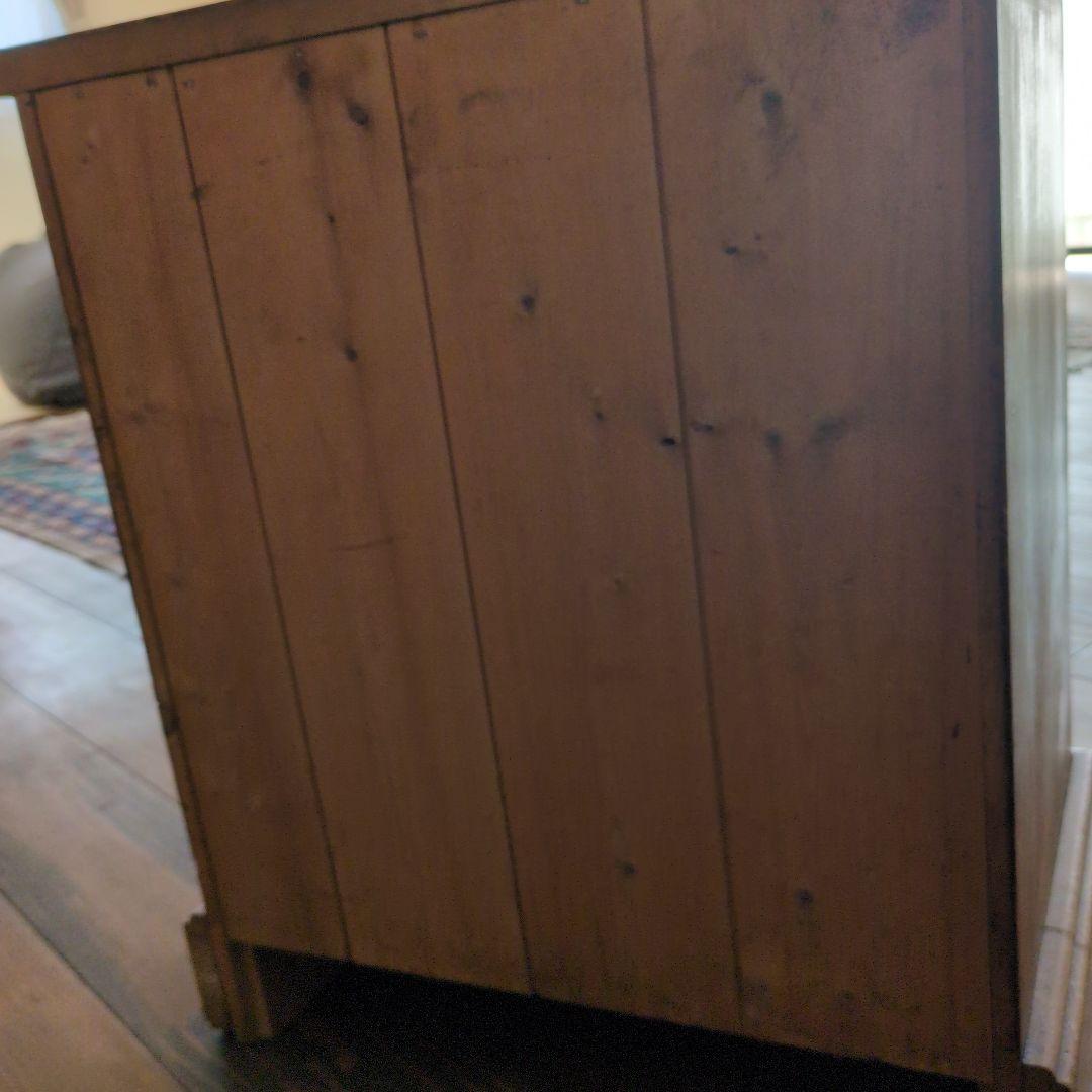 木製チェスト 4段 引き出し付き アンティーク