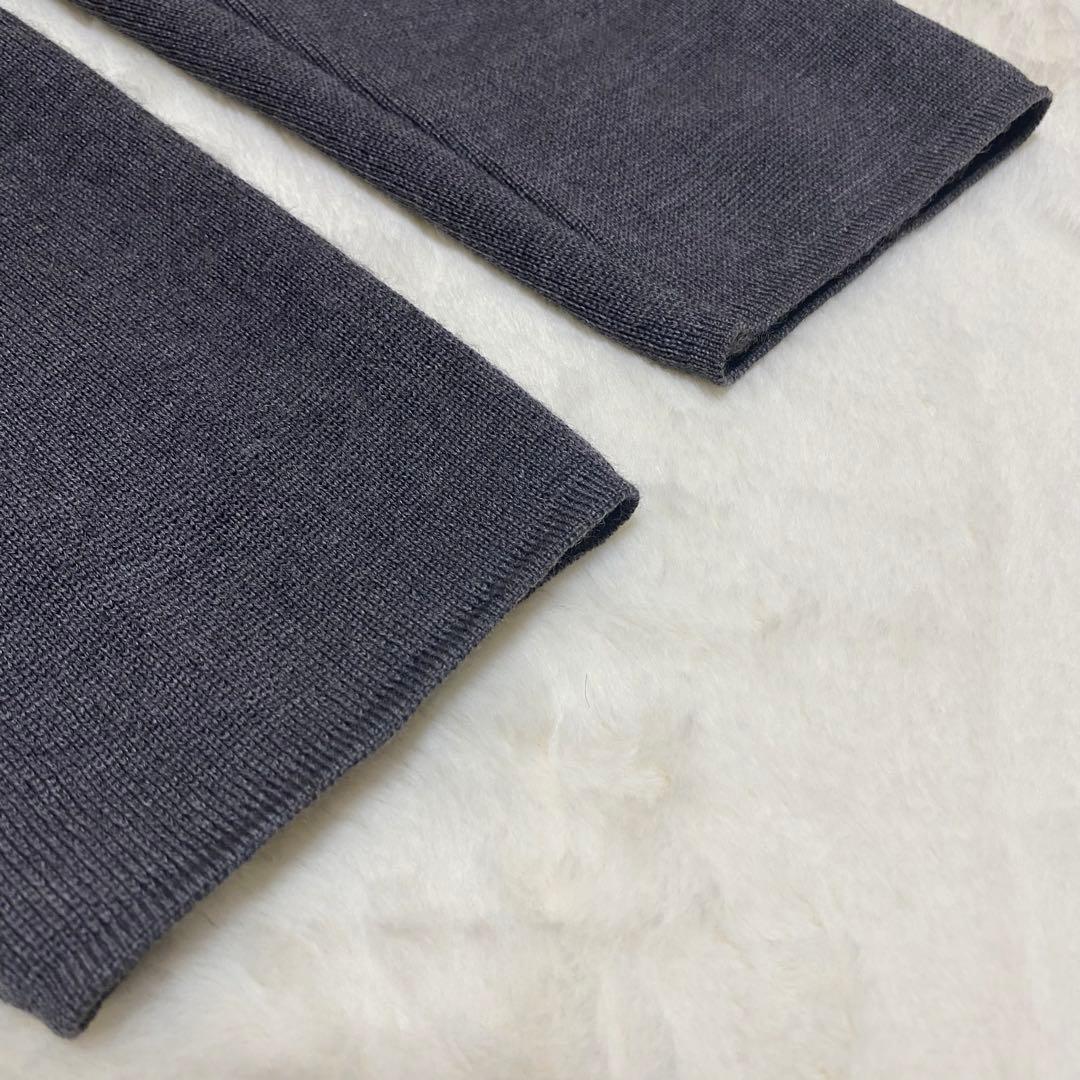 LARDINI ラルディーニ ウール 100% ニットジャケット グレー M