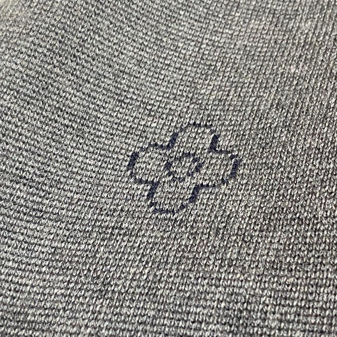 LARDINI ラルディーニ ウール 100% ニットジャケット グレー M