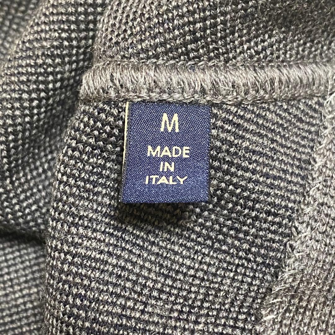 LARDINI ラルディーニ ウール 100% ニットジャケット グレー M
