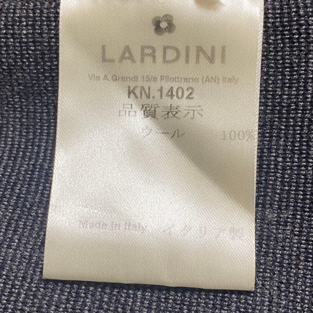 LARDINI ラルディーニ ウール 100% ニットジャケット グレー M